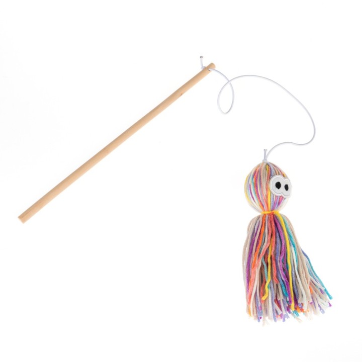 TIAKI Katzenangel Farbenfroher Oktopus - 1 Stück