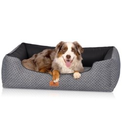 Knuffelwuff orthopädisches Design Hundebett Sanford schwarz XL