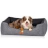 Knuffelwuff orthopädisches Design Hundebett Sanford schwarz XXXL