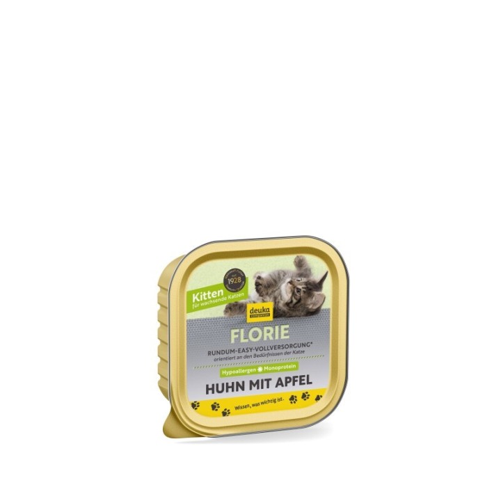 florie Kitten 16x100g - Huhn und Apfel