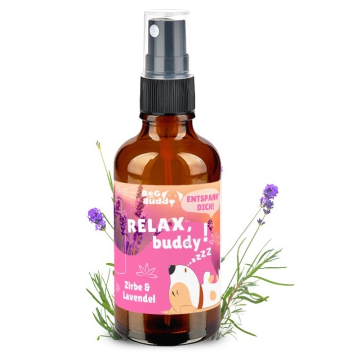 BeG Buddy Körbchen Spray für Hunde, Beruhigung / Relax Hund Entspannung