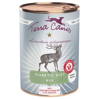 Terra Canis Alimentum Veterinarium Diabetic Diät 6 x 400 g - Wild