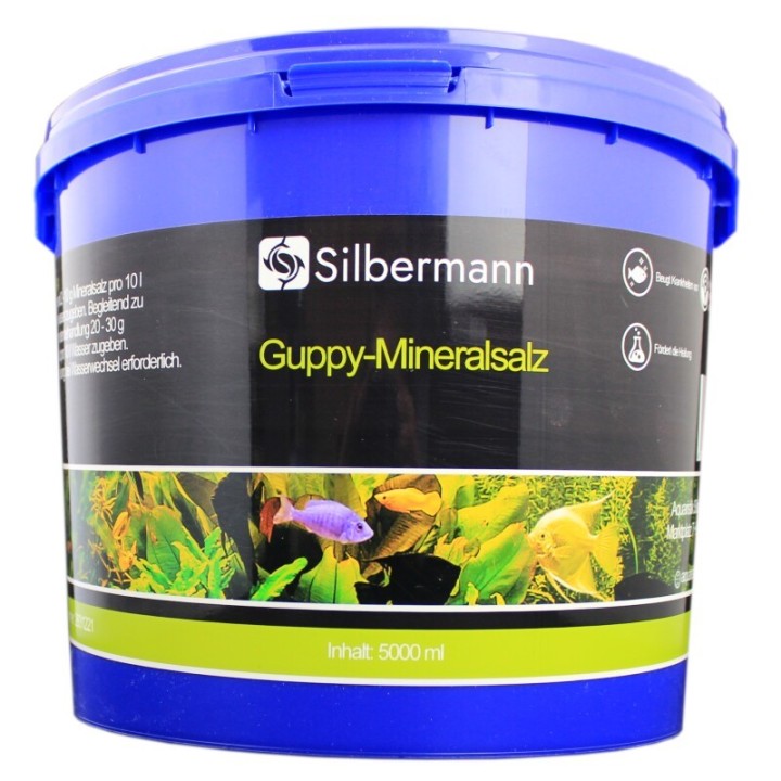 Silbermann Mineralsalz Guppy