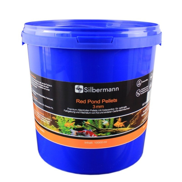 Silbermann Red Pond Pellets 3 mm 10 l