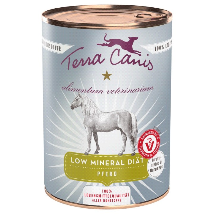 Terra Canis Alimentum Veterinarium Low Mineral Diät 6 x 400 g - Pferd