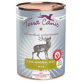 Terra Canis Alimentum Veterinarium Low Mineral Diät 6 x 400 g - Wild