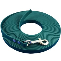 bio-leine 15-25 kg Biothane Schleppleine dunkelgrün 12 m