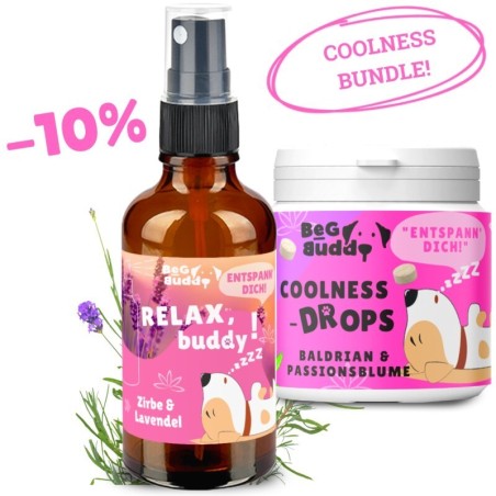 BeG Buddy Coolness Sparset für Hunde, Relax / Beruhigung Hund Entspannung