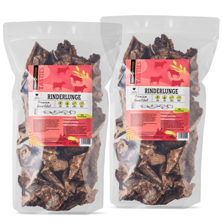 FAVLY Petfood Rinderlunge 1,8 kg