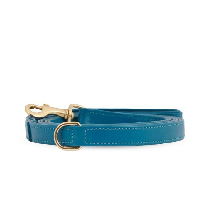 William Walker Hundeleine Plain Azure S-L