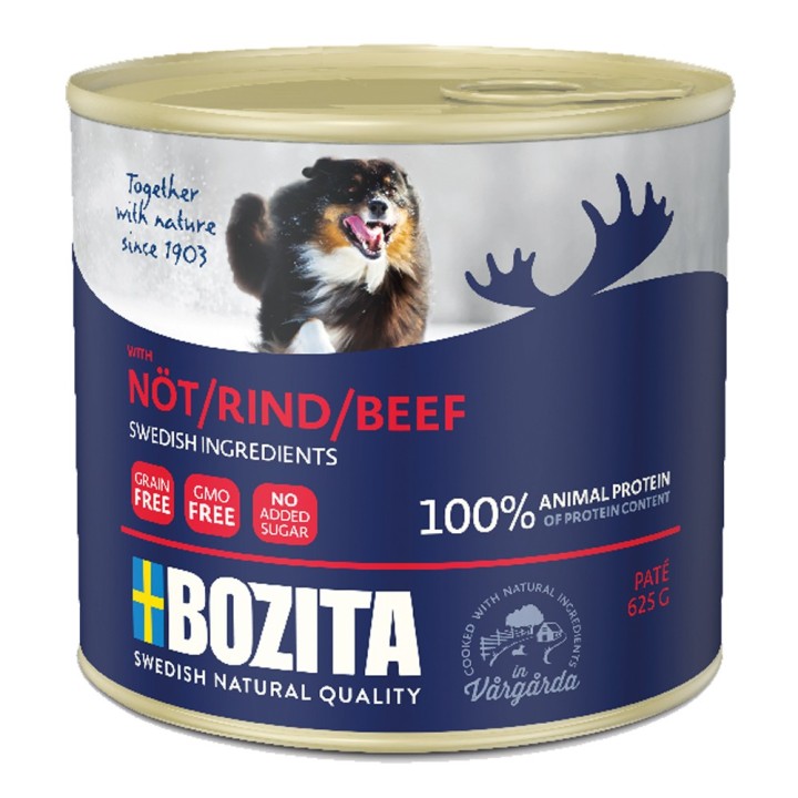 Bozita Paté Dose 6 x 625 g - mit Rind