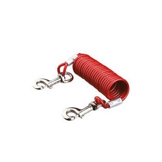 Trixie Auslaufleine mit Spiralkabel