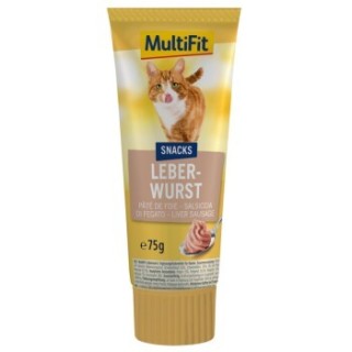 MultiFit Snackpaste Leberwurst 3x75 g