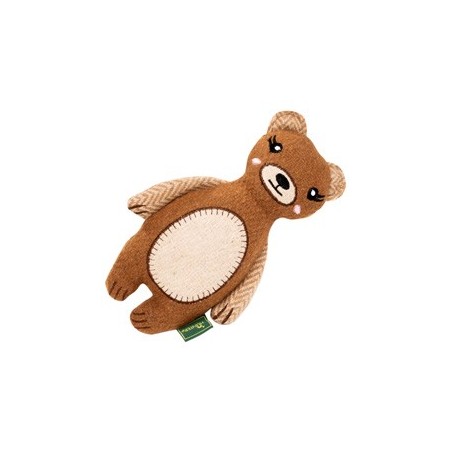 HUNTER Hunde-Plüschspielzeug Fyn braun, Länge: ca. 20 cm