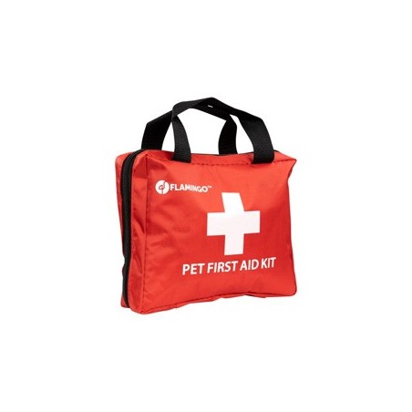 Hunde Erste-Hilfe-Set First Aid rot, Maße: ca. 20 x 15 x 6 cm