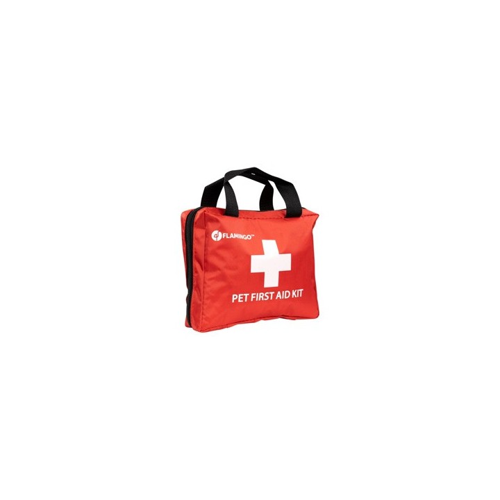 Hunde Erste-Hilfe-Set First Aid rot, Maße: ca. 20 x 15 x 6 cm