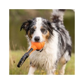 Hundespielzeug Griff-Ball schwarz, Länge: ca. 26 cm