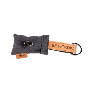 TRIXIE Kotbeutelspender Be Nordic grau-schwarz, Breite: ca. 5 cm, Länge: ca. 15 cm
