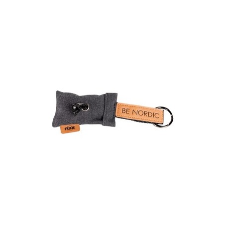 TRIXIE Kotbeutelspender Be Nordic grau-schwarz, Breite: ca. 5 cm, Länge: ca. 15 cm