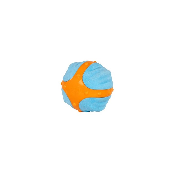 Hundespielzeug X-Bounce Ball blau-orange, Durchmesser:  ca. 6,5 cm