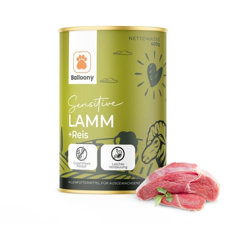 German Shephy Nassfutter Sensitive Lamm 4,8 kg