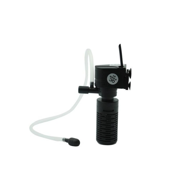 Aquarium-Filter, 3-in-1-W-Mini-Aquarium-Tankfilter, Wasserreiniger, Tauch-Sauerstoffpumpe