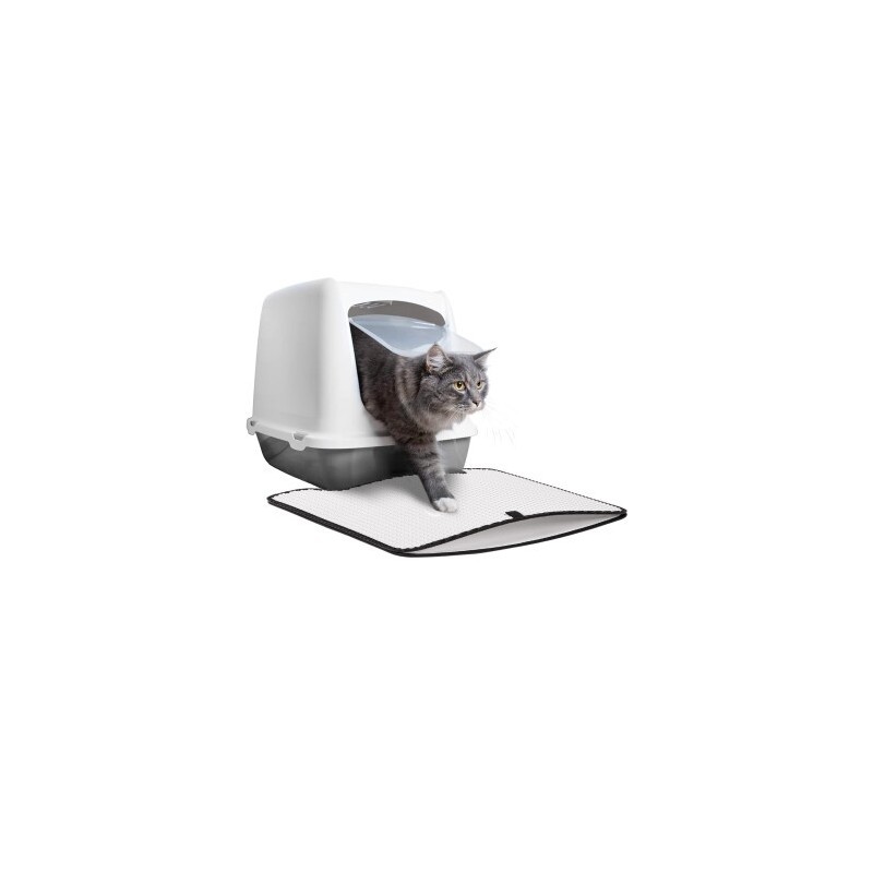 Canadian Cat Company Toilettenvorleger Zaubermatte S weiß