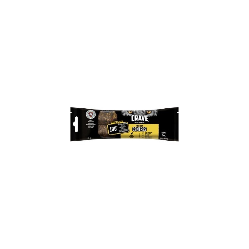 CRAVE Protein Centres Mini mit Huhn 15 x 72g