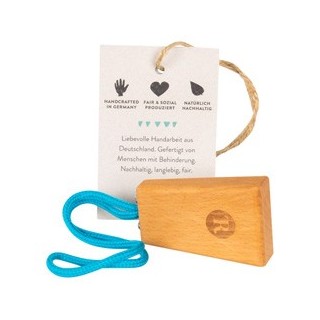 treusinn. Hundeclicker Tony braun, Maße: ca. 5,5 x 3,5 cm