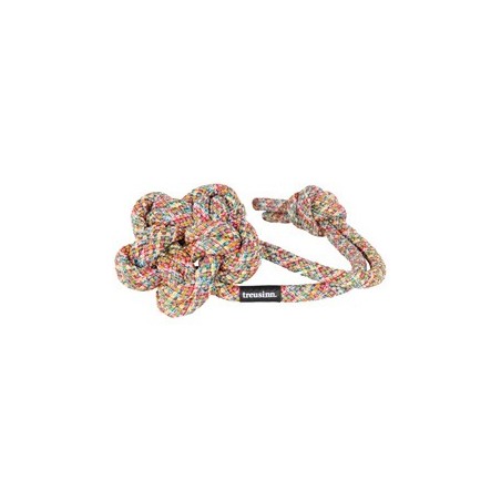 treusinn. Hundespielzeug Bloomy Rainbow bunt, Gr. M, Länge: ca. 31 cm, Durchmesser:  ca. 9 cm