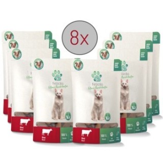 Fellicita Rind Fleischstreifen 8x 50g Fellonis Katzensnacks