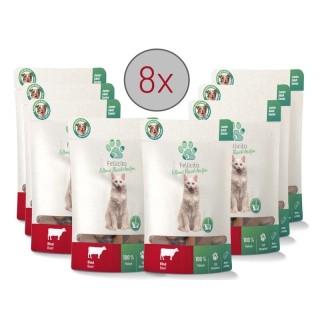 Fellicita Rind Fleischstreifen 8x 50g Fellonis Katzensnacks