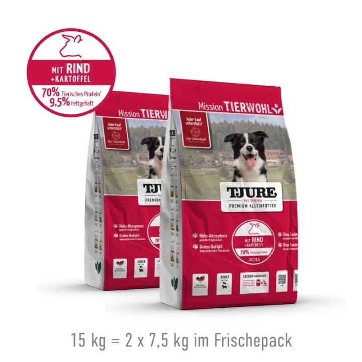 Tjure Rind & Kartoffel 15 kg