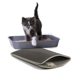 Canadian Cat Company Toilettenvorleger Zaubermatte Small anthrazit