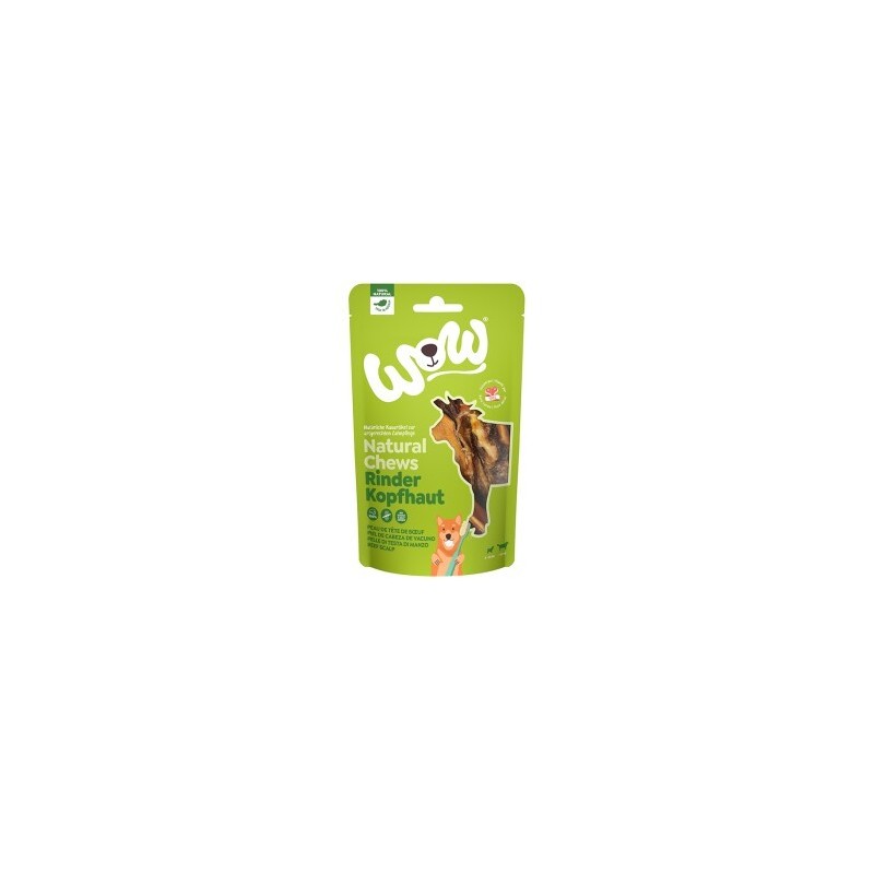 WOW Natural Chew Rinderkopfhaut 350 g