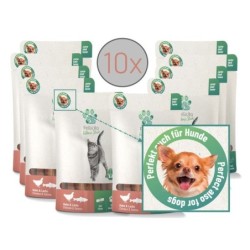 Fellicita Huhn & Lachs Sticks 10x 50g Fellonis Hundesnacks