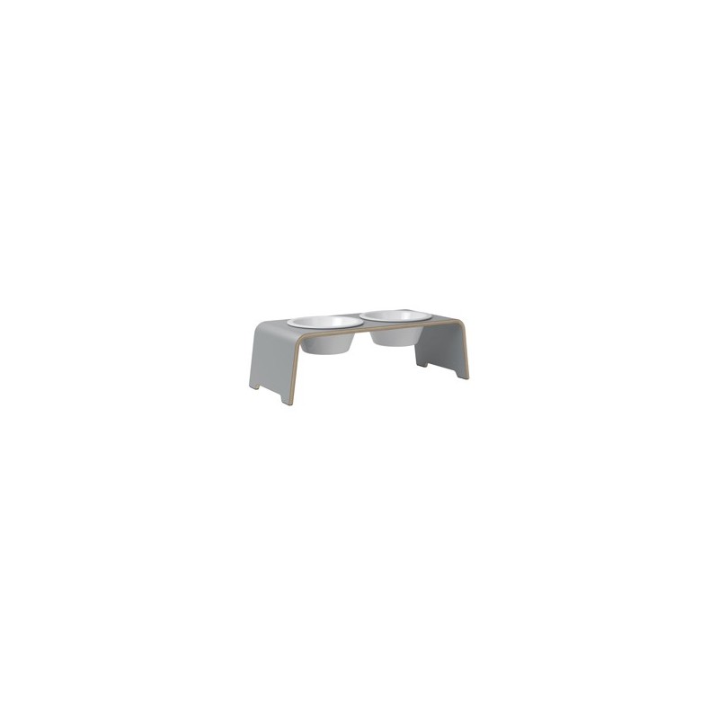 dogBar® Hundebar Wooden grey, Gr. M, Maße: ca. 57 x 24 x 18 cm, Durchmesser:  ca. 204 mm