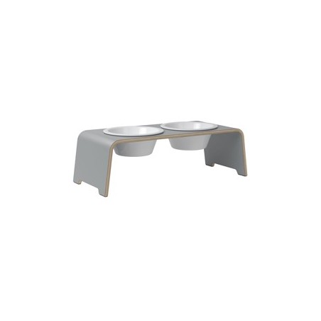 dogBar® Hundebar Wooden grey, Gr. M, Maße: ca. 57 x 24 x 18 cm, Durchmesser:  ca. 204 mm