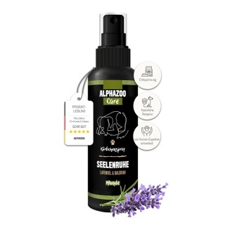ALPHAZOO Seelenruhe Beruhigungsspray für Hunde I Beruhigungsmittel mit Baldrian 100 ml