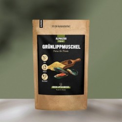 ALPHAZOO Grünlippmuschel-Pulver für Hunde und Katzen 500 g