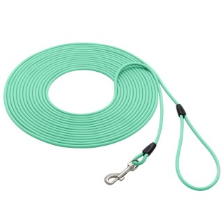 bio-leine bis 25kg Biothane Schleppleine neon grün 10 m