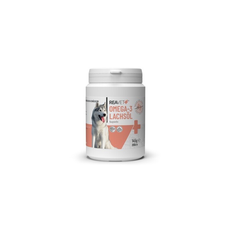 REAVET Omega-3 Lachsöl Kapseln 200Stk