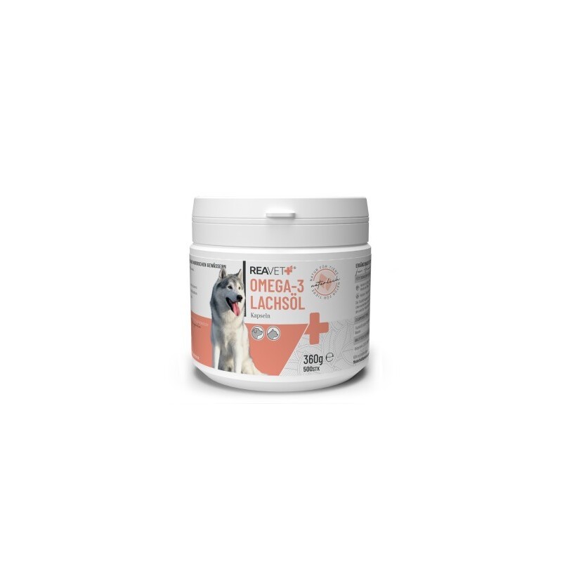 REAVET Omega-3 Lachsöl Kapseln 500Stk
