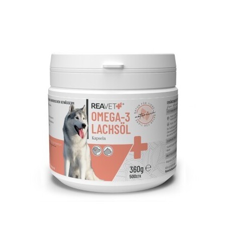 REAVET Omega-3 Lachsöl Kapseln 500Stk