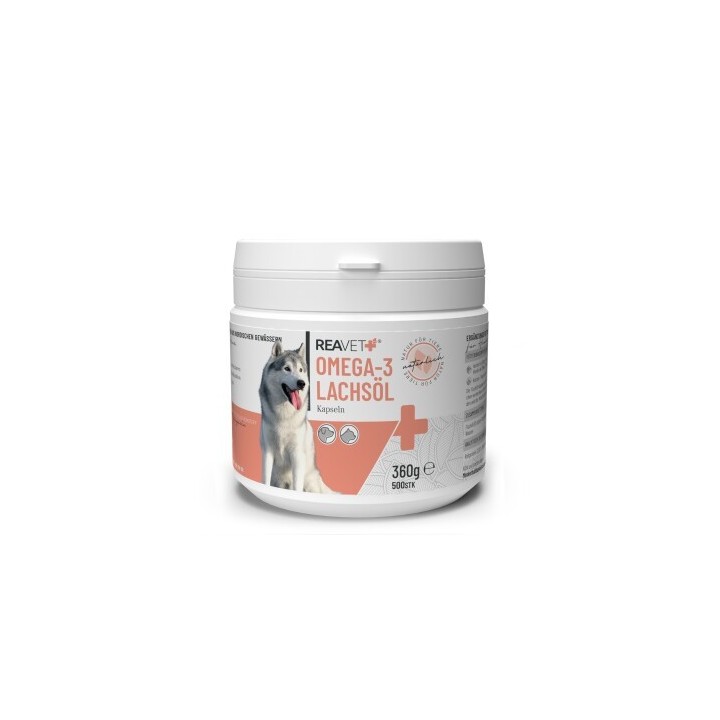 REAVET Omega-3 Lachsöl Kapseln 500Stk