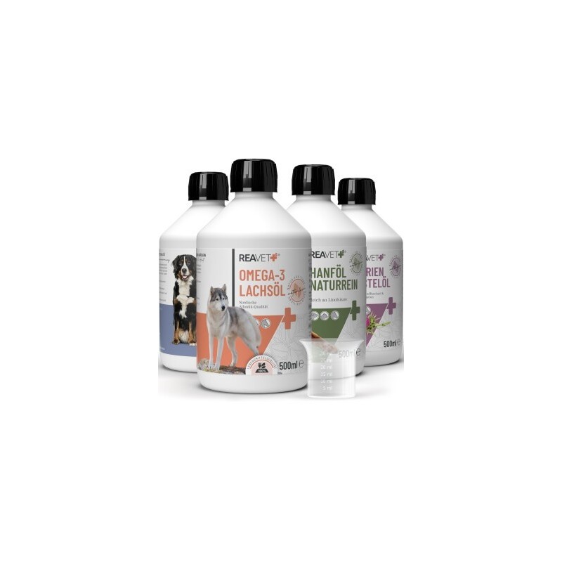 REAVET Barf Futteröl 4 Sorten x 500ml