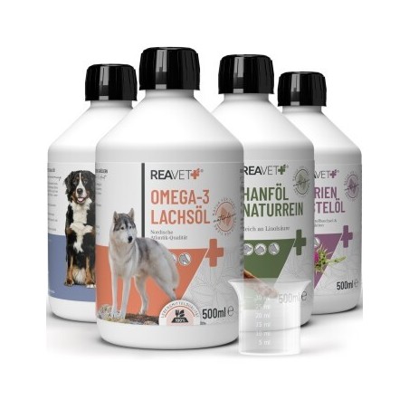 REAVET Barf Futteröl 4 Sorten x 500ml