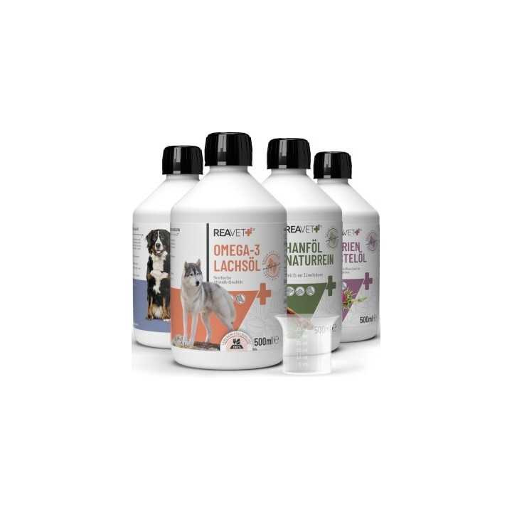 REAVET Barf Futteröl 4 Sorten x 500ml