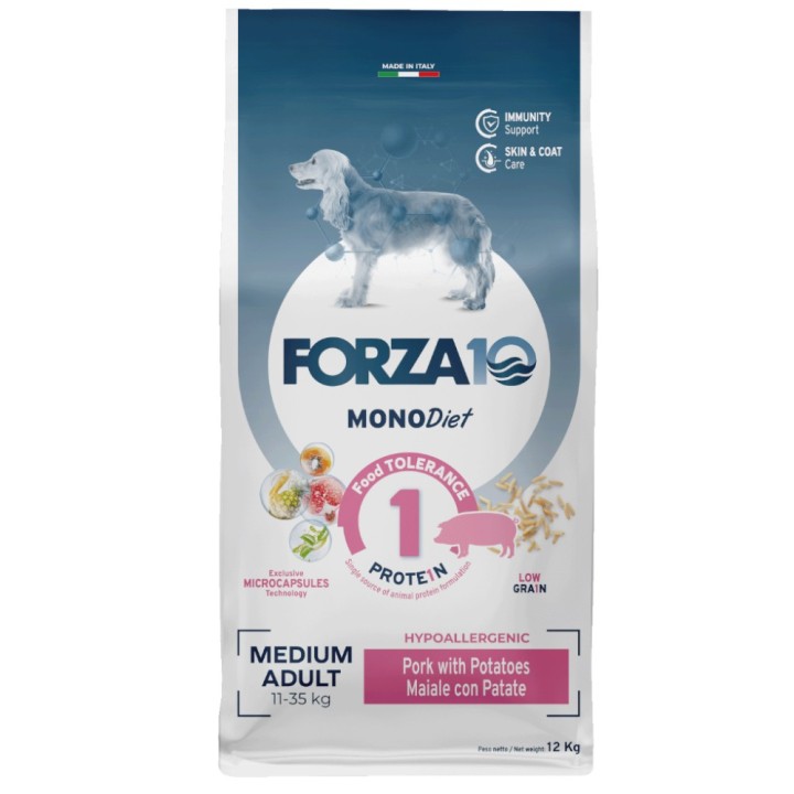 Forza 10 Medium Diet Low Grain mit Schwein - 12 kg