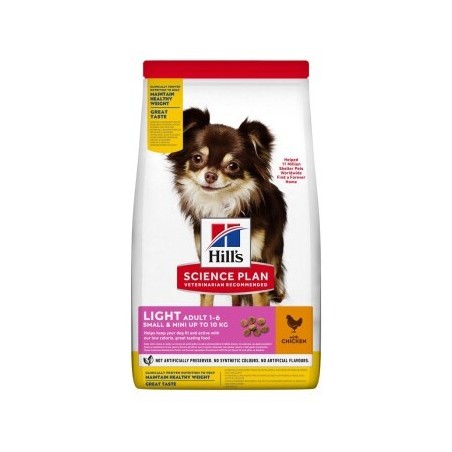 Hill's Science Plan Small & Miniature Light Adult 1+, Huhn 6 kg